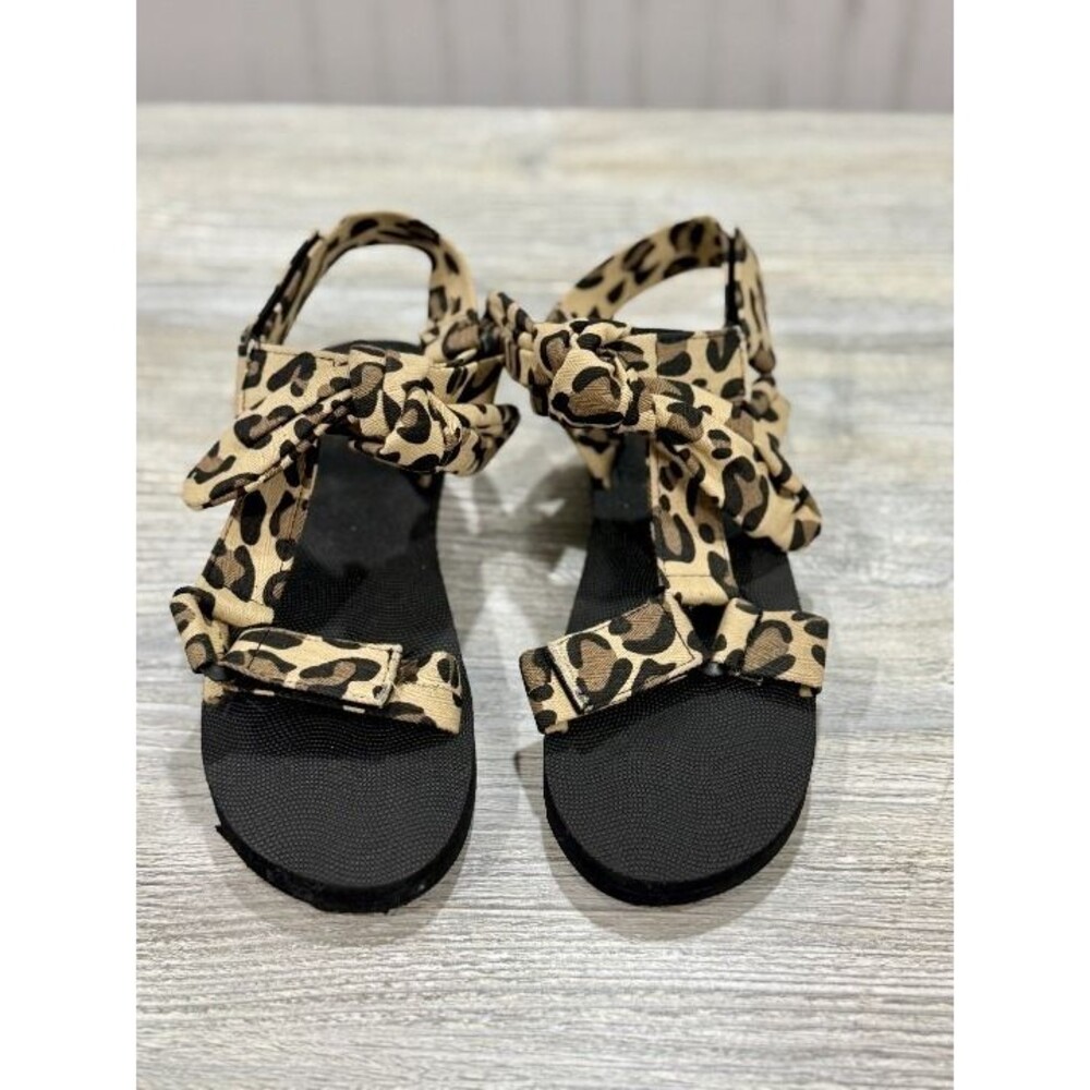 Leopard Print Sport Sandals